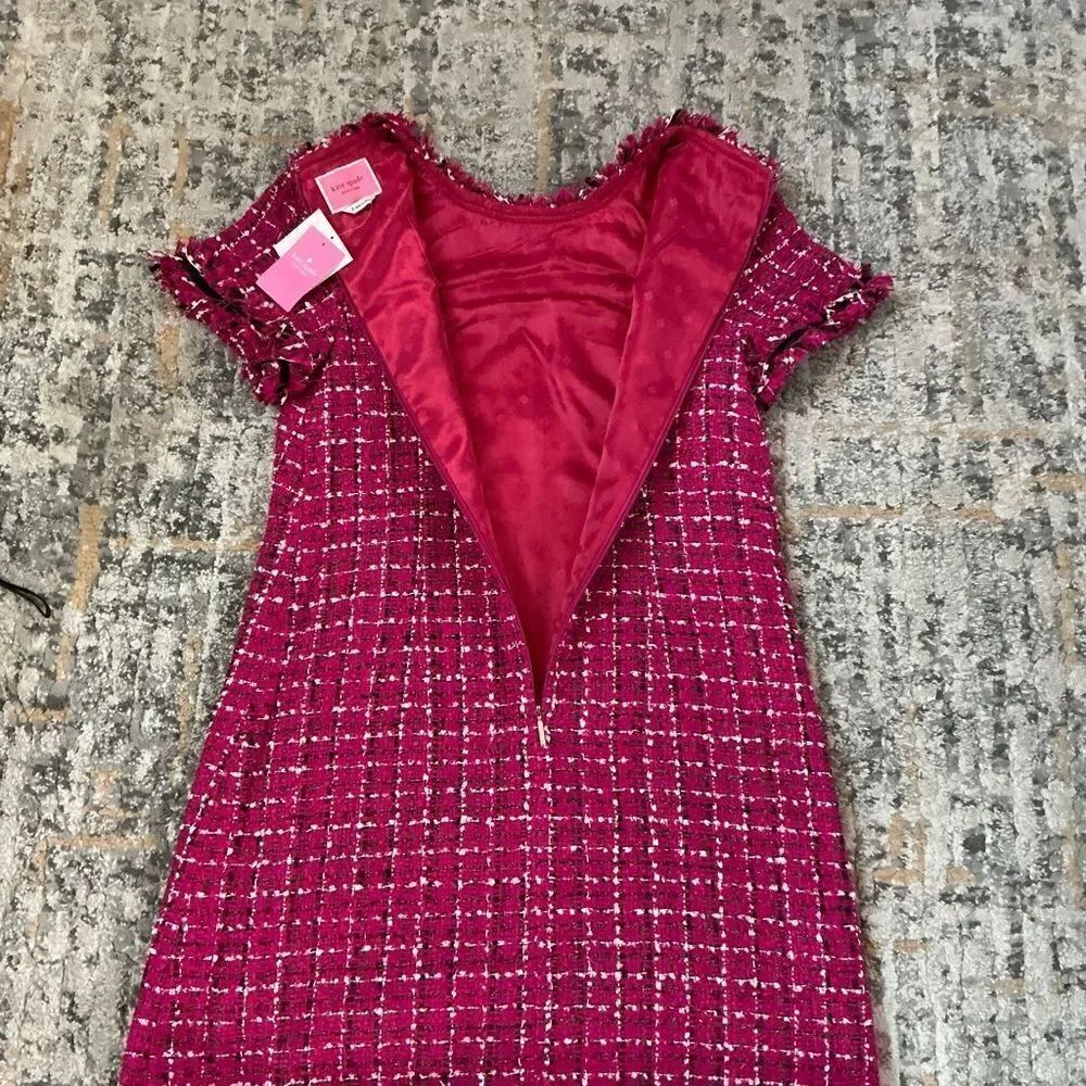GORGEOUS KATE SPADE TWEED DRESS! NWT! SIZE 6 - Picture 10 of 11